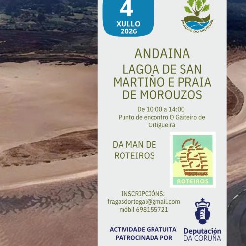 Andaina Lagoa de San Martiño e Praia de Morouzos – 4 Julio 2026