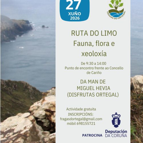 Ruta do Limo – Fauna, flora e xeoloxía – 27 Junio 2026