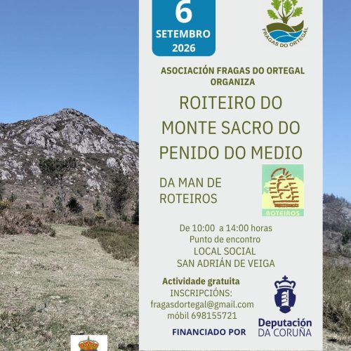 ROTEIRO DO MONTE SACRO DO PENIDO DO MEDIO - 6 de septiembre 2026